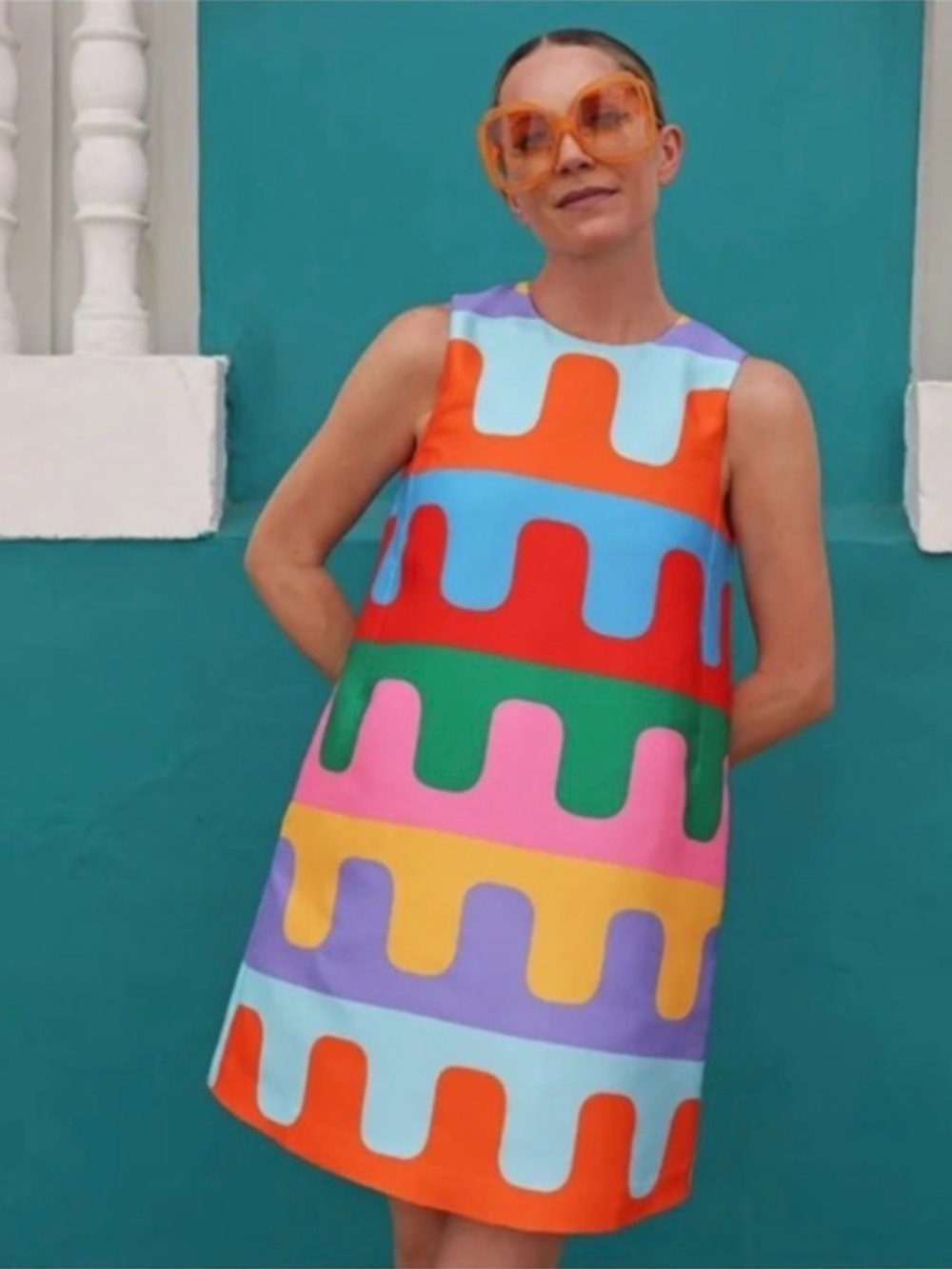 NWOT Tuckernuck x Atlantic Pacific Delmar Disco short shift dress M